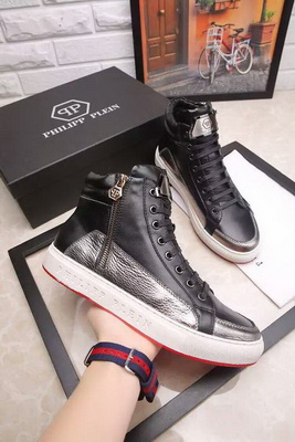 PhiliPP Plein High-Top Fashion Men Shoes--049